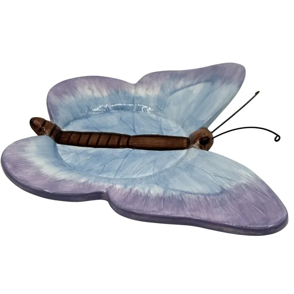 Yankee Candle Butterfly Ceramic Jar Holder 8.5